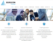Tablet Screenshot of burgeonits.com